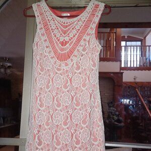 Xhilaration Women's Dress Small Crocheted Lace
